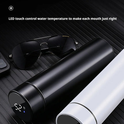 500ML Intelligent Temperature Thermos Bottle Sports Water Cup Car Insulated Cup Keeps Cold and Heat Thermal Mug Vacuum Flasks
