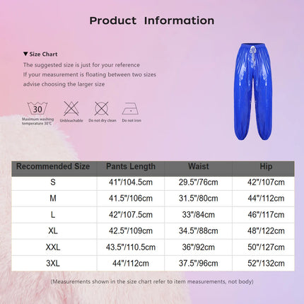 Mens Waterproof Jogging Pants Shiny Y2K Track Baggy Glossy Pants Hip Hop Dance Trousers Quick-dry Swim Shorts Sports Swimsuit