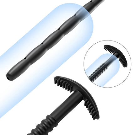 Size S/M/L to choose Silicone Hollow Urethral Penis Plug Hollow Penis Stretcher Urethral Rod