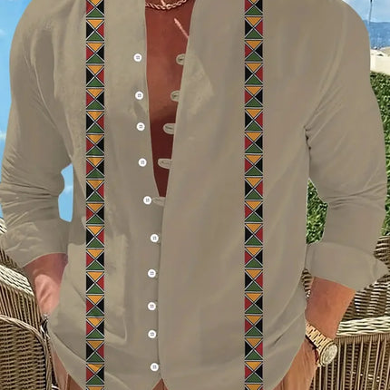 New men's fashionable casual shirts, autumn and spring men's retro cotton and linen shirt tops are dispatched quickly