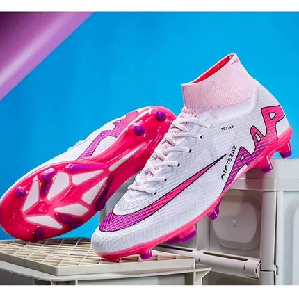 Men Football Shoes TF/FG Society Cleats Indoor Soccer Shoes Professional Football Field Boots Fast Unisex Sneaker Top Quality