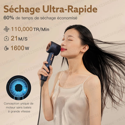 Professional Super Hair Dryer Negative Ion Quick Dry Leafless Hair dryers Salon Home Appliances Constant Temperature Hair Care