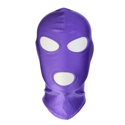 Head Mask Spandex Lycra Hood Bdsm SM Role Playing Game Erotic Latex Leather Fetish Open Mouth Hood Mask Sex Toys adult Sexy Toy