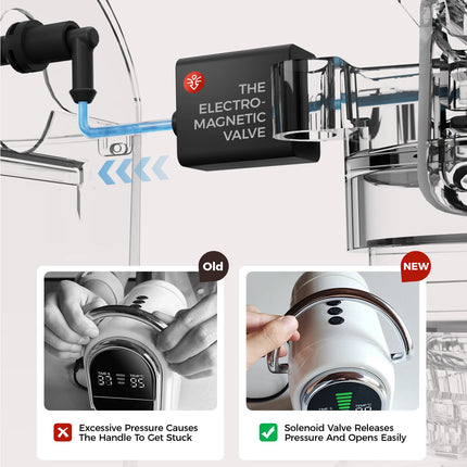 Cafelffe 6 in 1 Capsule Coffee Maker with Tea Leaves, Capsule, ESE 44mm Pods Coffee Powder Hot/Cold DG Cappuccino Nespresso