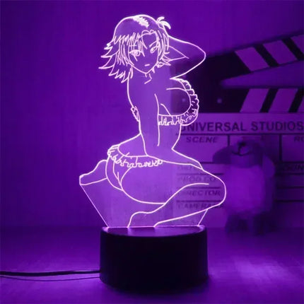 Anime One Piece Zoro Luffy Nami 3D LED Color Changing Night Lights Action Figure Toys Doll Usopp Sanji Chopper Hancock Xmas Gift