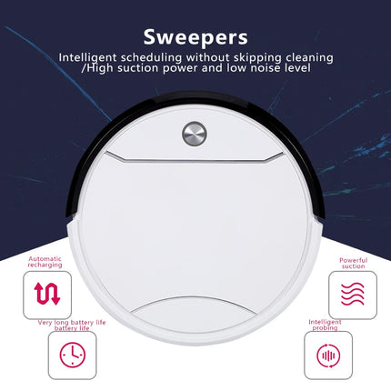DIVEDEER Home Automatic Vacuum Cleaner Intelligent Remote Control Sweeping Mopping Robot Rechargeable Vacuum Cleaner Robot