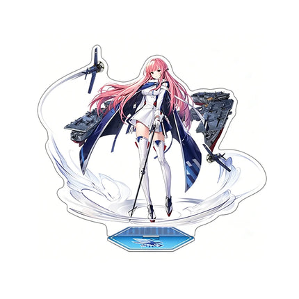 Azur Lane Acrylic Stand Keychain 2026 New Battle Ship Style Enterprise Belfast Takao Sovetsky Soyuz Character Merch