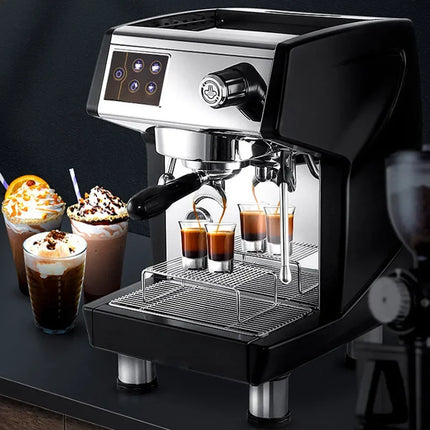 Coffee Maker CRM3200C/D Commercial Italian Semi-automatic Coffee Machine Freshly Ground Espresso Milk Tea Coffee Shop Equipment