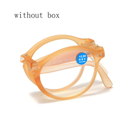 Folding Reading Glasses with Glasses Case Unisex Portable Lightweight Presbyopic Glasses Anti blue light Strength 1.0x ~ 4.0x