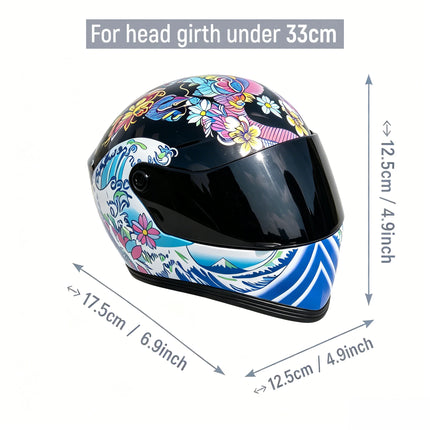 Small Dog Cat Pet Helmet Multi Pattern ABS Protective Hat Adjustable Strap Outdoor Bike Riding Travel Pet Photo Costume