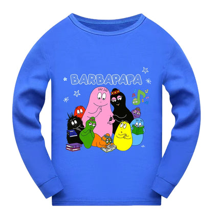 Barbapapa Children Summer Sleepwear Pajamas for Girls Clothes Children's Clothing Child House Clothing Baby Girl Clothes Girls's
