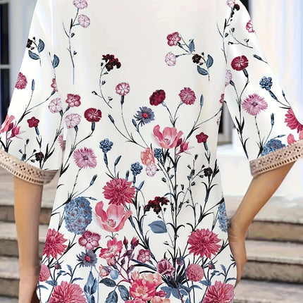 Plus Size Temperament Loose Woman Shirt Fashion Casual Blouse Elegant Long Sleeve Woman Shirt Holiday Weekend Top