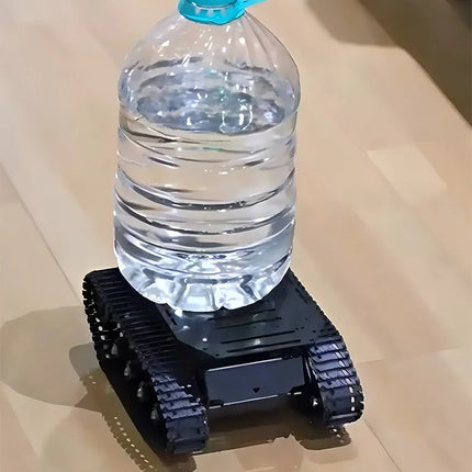 RC Tank 10KG Load Strong Shock Absorption Tank Chassis with Encoder Motor Suspension All Metal Robot Kit Programmable Robot Car