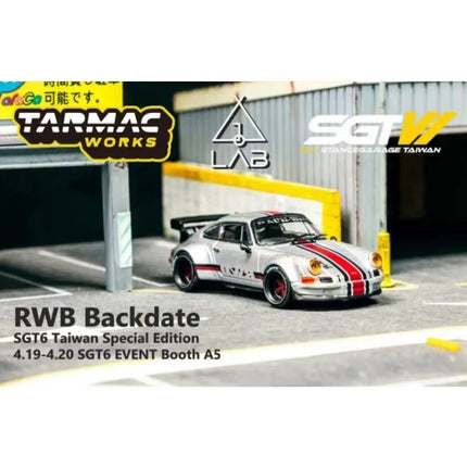 In Stock Tarmac Works 1:64 Porsche RWB Taiwan Expo Exclusive Die-Cast Car Model