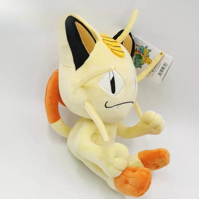 25cm Original Plush Toy Cute Meowth Soft Kawaii Cute Best Gifts for Anime Cartoon Plush Doll Figure Toy for Kids Birthday Gift
