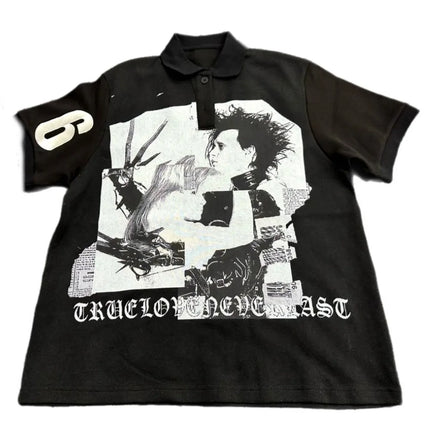 Vintage Sounds Collection Graphic T Shirts Goth Style Streetwear Harajuku Short Sleeve Y2k Tops Polo t shirt for men clothing
