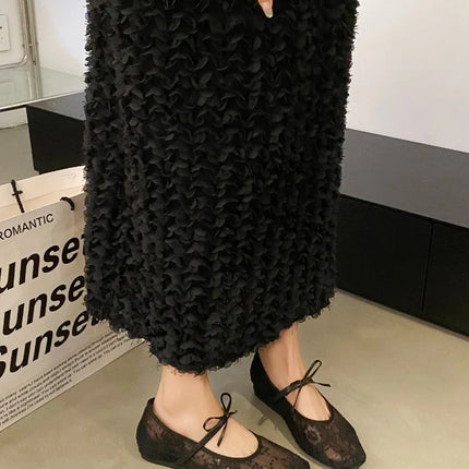 2026 Spring Lace Women Mary Jane Shoes Fashion Slip On Comfort Street Style Soft Sole Female Internal Elevation Dress Shoes