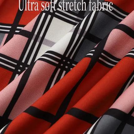 6pcs of Random Color Checkered Elderly Pants Loose and Comfortable Oversized Youth Sleepwear Discounted Breathable Men Underwear