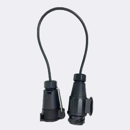 12V Car Adapter Connector Plug 7 Pin To 13 Pin Round Connector Towing Trailer Plug Truck Part Trailer Light Extension Adaptor