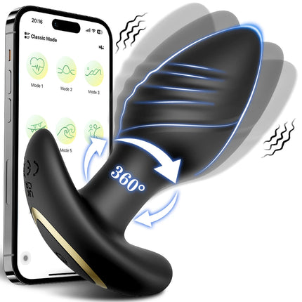 Anal Plug Vibrator Gay Massager Anal Toy Butt Plug Stimulator Masturbation Tools Penetration Anal Vagina Vibrator Men Women 18