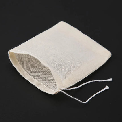 20pcs/Lot Tea Bags Disposable Tea Filter Bags Cotton Gauze Tea Bag with String Heal Seal for Coffee Herb Loose Tea Infuser