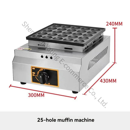 New 1pc Electric Causeway Grill Electromechanical Heating Oven Baking Oven Temperature Controlled Muffin Machine Pancake PanMach