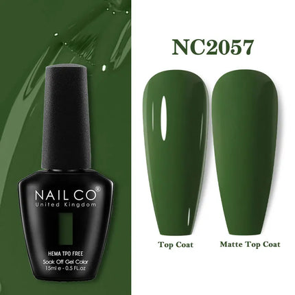 NAILCO 15ml Red Color Series Gel Varnish Coffee Gel Nail Polish Maximalism Reddish Gellak Design Brown Lacquer Nail Art Manicure