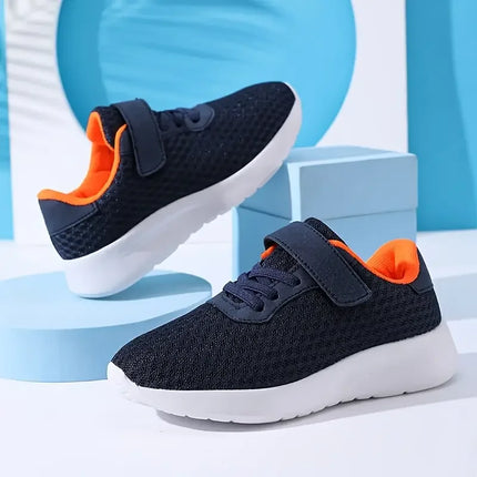 New style children's shoes for boys and girls, ultra-lightweight and breathable mesh running shoes