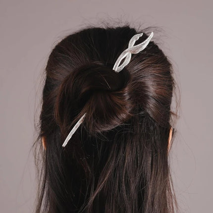 Vintage Metal Hairpins French Hair Pin Buns Trendy Hair Accessories for Women Girls