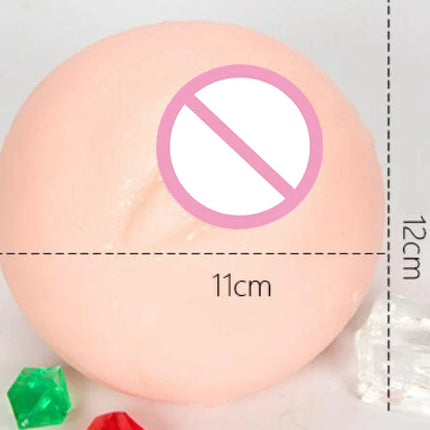 2/1pcs Silicone Artificial Breast Fake Breast  Male Masturbation Breast Pressure Squeeze Ball Adult Products Vagina for Sex Toys