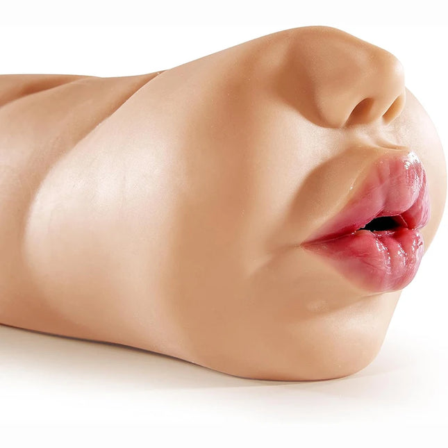 Oral Sex Toys Big Mouth Deep Throat to Pussy Toy Blowjob Sextoy Male Masterbator Pocket Pusssy Men's Masturbator Man Fake Vagina
