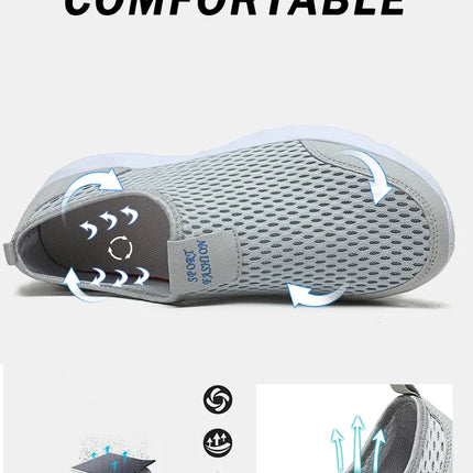 2025 New Shoes Men Loafers Light Walking Breathable Summer Comfortable Casual Shoes Men Sneakers Zapatillas Hombre Plus