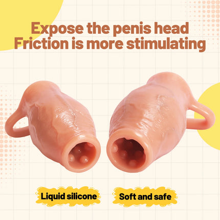 Big Cock Ring Lock Sperm Penis Sleeve Ring Reduce Sensitivity Extend Time Adult Men Sex Toys Penis Enlargement Male 18+ Sexy Toy