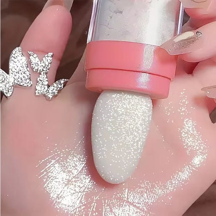 Fairy Powder Highlighter Stick High gloss glitter Shimmering Contour Blush for Brightening and Defining Your Features concealer