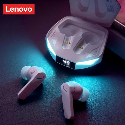 Choice Lenovo XT53 Upgrade Bluetooth 5.4 Earphone Low Latency Wireless Gaming Earbuds LED Display Waterproof Headphones with Mic