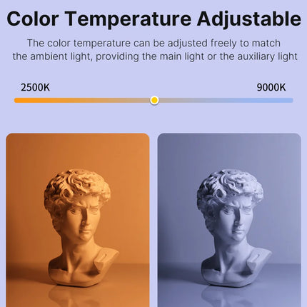 Ulanzi VL119 Handheld RGB Colorful Stick Light 19.68 inch Handheld LED Light Wand CRI 95+ 2500K-9000K Photography Studio Lamp