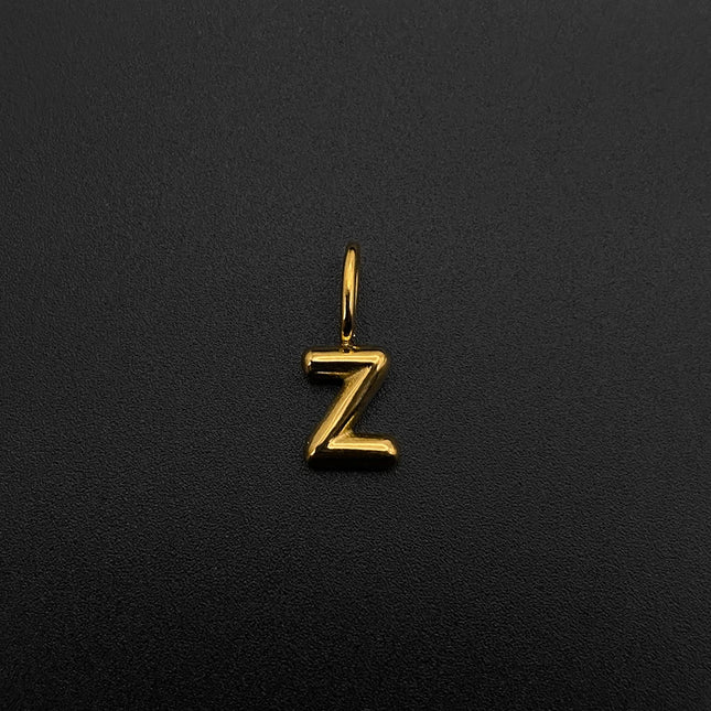 eManco Stainless Steel Gold-plated Charms Modern Style 3D Bubble Alphabet Elements DIY Necklace Bracelet Jewelry Making