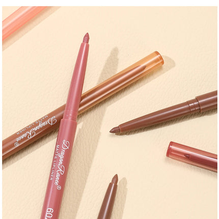 Lip Liner to Outline the Lip Shape, Novice-Friendly, Natural and Delicate, Pouty Lip Pencil, Waterproof, Matte, Nude Color Lip Liner
