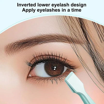 Precise Professional Makeup Tool Lash Applicator Tool Eyelash Cluster Non Slip  Applicator Tweezers for Travel Salon Separating