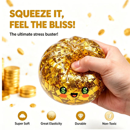 2026 Viral Mystery Box Glitter Dumpling Squishy Secret Golden Edition Soft Squeeze Portable Desk Accessory Creative Gadget Gift