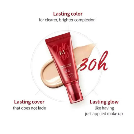 HOT MISSHA BB Cream Concealer Foundation 50ml High Coverage Long-lasting Control-Oil Brightening CC Cream Korean Makeup