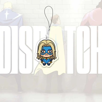 DISPATCH Z-Team Mobile Phone Charms Acrylic Small Pendant Blazer Robert Robertson Invisigal  Phone Chain Ring Fans Friends Gift