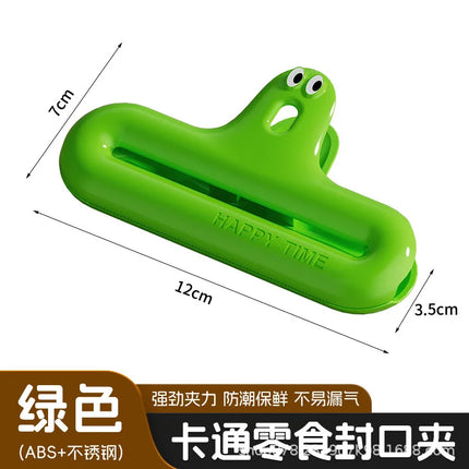 Caterpillar sealing clip moisture-proof snack clip kitchen sealing fixing clip multifunctional household clip fresh-keeping seal