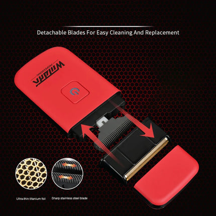 WMARK NG-7901 Electric Shaver 8800RPM Full Metal Mini body Cordless Professional Shaver Hair Trimmer Men's Barber Machine