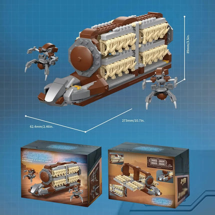 With Original Box 522pcs Platoon Attack Craft Building Set Destroy Droids Star Fight Model Blocks Toys Kids Holiday Gifts Boys