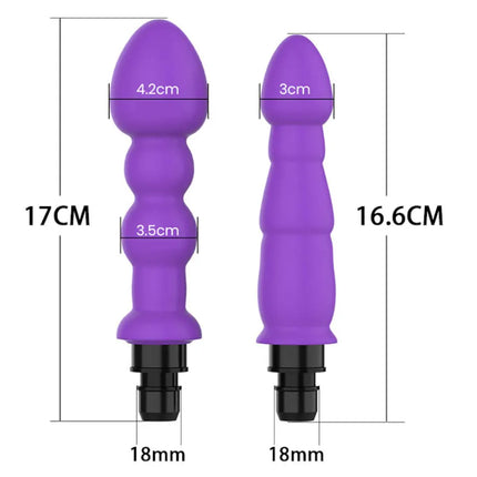 Massage Gun Head Vibration Message Gun Vibrators for Female Man Attachments  Silicone Heads for Fascia Massage Gun Percussion
