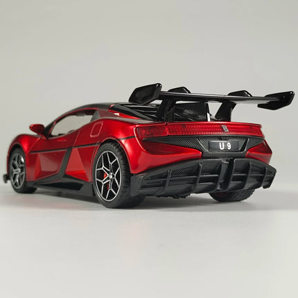 1:32 BYD Look Up U9 Pure Electric Performance Supercar Alloy Diecast Model Car Car Central Control Display Ornaments Decorations