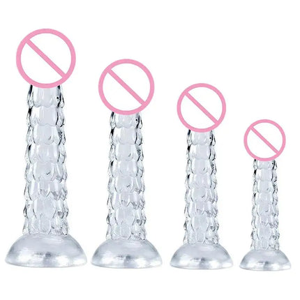 【AN】23cm Dragon Dildo Suction Cup Anal Plug Whip Buttplug Anus Dilator Female Vaginal Masturbator Butt Plug Sex Toys For Women M