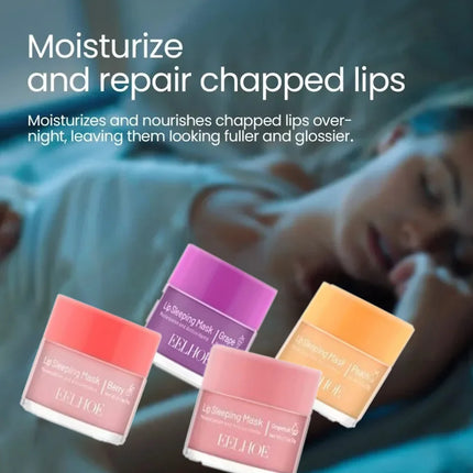 Reduce Lip Wrinkle Line DayNight Repair Lip Balm for Dry Chapped Cracked Dry Lips Moisturizing Hydrating Lip Mask for Women Men