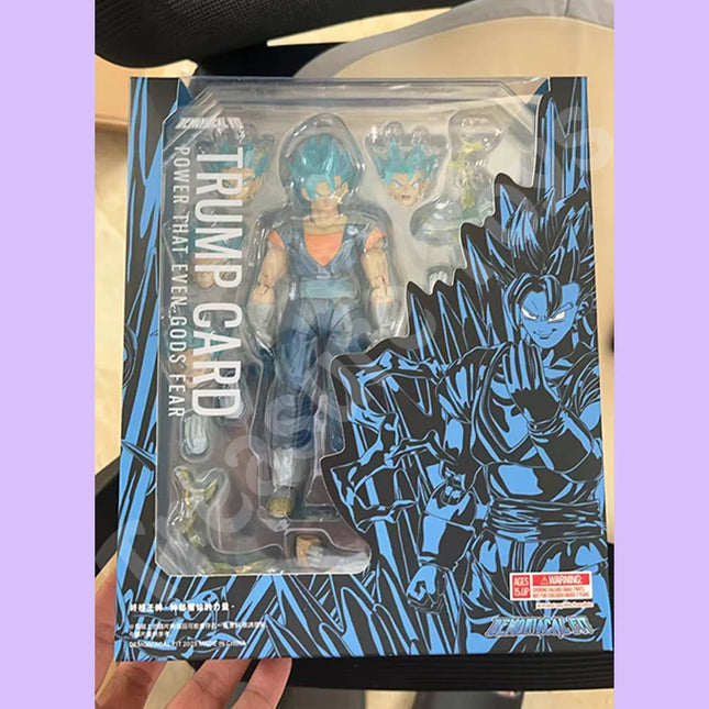 In Stock Demoniacal Fit Vegito Figure Dragon Ball Super Saiyan God Vegito Vegetto Anime Action Figure Model Kids Toys Gifts